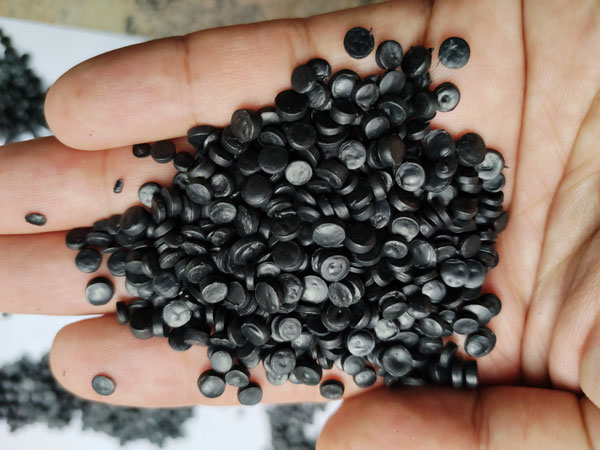 金华再生塑料HDPE低压管道颗粒