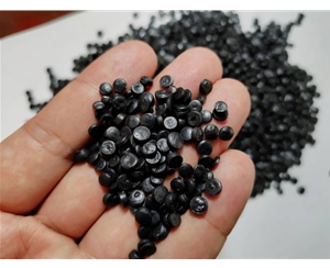 金华黑色HDPE再生管道颗粒料